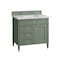 James Martin Vanities Brittany 36in Single Vanity, Smokey Celadon w/ 3 CM Arctic Fall Top 650-V36-SC-3AF - alternate 7